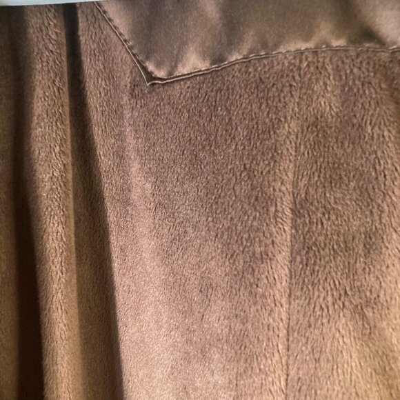 Womens St Johns Bay Down Puffer Parka Jacket Faux Fur Lined‎ Brown M - Picture 7 of 10